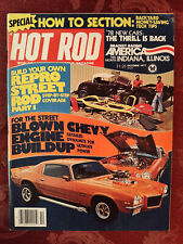Rare HOT ROD Car Magazine October 1977 REPRO Street Rod Blown Chevy Engine Build picture