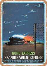 METAL SIGN - 1946 Nord Express Scandinavia Express Vintage Ad picture