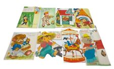 Vintage 1960s Lot of 7 Child Boy Birthday Cards Ages 3 & 4 Kitschy picture