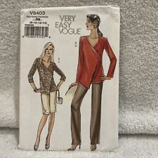 Uncut Discontinued Very Easy Vogue Jacket, Skirt, Pants Pat V8403 Misses Sz8-14 picture