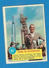 1963 TOPPS NASA ASTRONAUTS #42 POSING FOR PHOTGRAPHERS (JOHN GLENN) picture