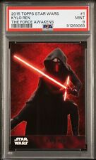 Kylo Ren 2015 Topps Star Wars The Force Awakens PSA 9 Mint #1 picture