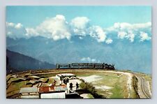 Darjeeling Himalayan Train Choom Loop Indian Railway India 1979 Postcard Vtg A1 picture