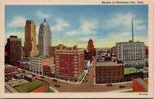 Oklahoma City, Oklahoma - Skyline of Oklahoma City - Vintage Postcard - Unposted picture