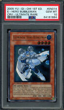 Elemental Hero Bubbleman CRV-EN014 1st Ed Ultimate Rare PSA 10 Yugioh Card picture