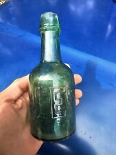 1860s S.J. Esten Providence Rhode Island Soda Bottle☆Old Green RI. Mineral Water picture