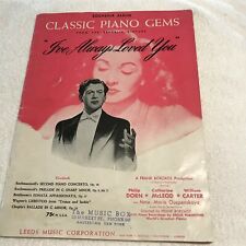 BR002  Songbook Piano Solo Classic Gems I've Always Loved You picture