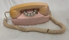 Vintage Pink Telephone In New Condition Crossley CR59 model Long Cord & Handset picture
