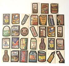 Vintage 1979 Wacky Pack Sticker Cards Lot 31 Cards picture