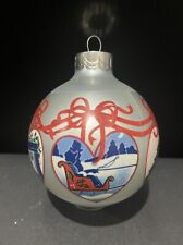 VINTAGE Hallmark Keepsake Ornament First Christmas Together 1985 Christmas Glass picture