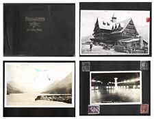 Vintage 1920s PHOTO ALBUM Waterton Park Canada Hotels Canyons Mountains Lumber picture
