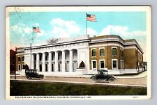 Evansville IN-Indiana, Soldiers & Sailors Memorial Coliseum, Vintage Postcard picture
