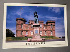 Vintage Statue Of Flora MacDonald Inverness Castle Scotland Postcard Unposted picture