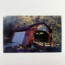 Postcard Oregon Taft OR Drift Creek Covered Bridge 1970s Unposted Chrome picture