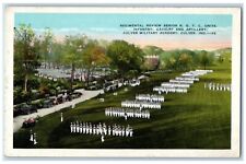 c1940 Regimental Review Senior ROTC Culver Military Academy Indiana IN Postcard picture