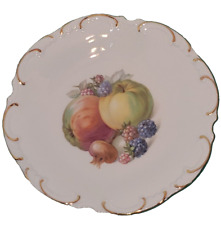 Vintage Porcelain Schumann Arzberg Germany Bavaria Plate Fruit Design 8