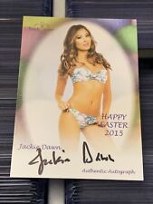 2015 Bench Warmer Jackie Dawn NNO Happy Easter Autograph picture