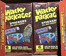2004 Topps Wacky Packages Stickers All-New Series 1 (Factory Sealed) THREE PACKS picture