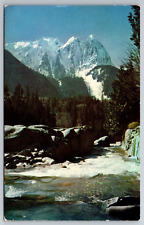Vintage Postcard WA Mt Index Cascades Stevens Pass Chrome ~13134 picture