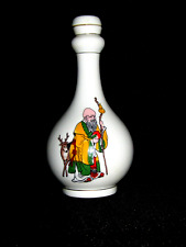 Chinese White Porcelain Shou Xing Gong God of Longevity Wine Bottle picture
