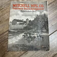 VINTAGE 1930s MITCHELL MFG CO CATALOG BARN EQUIP SANITARY SUPPLIES ETC picture