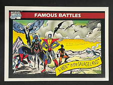 1990 - Impel Marvel Universe - Famous Battles - X-Men in the Savage Land - #120 picture