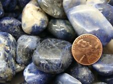 All Natural Tumbled Polished Sodalite - 1000 Carats - Deep Blue Color picture