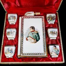 Limited Edition Cognac Grand Emperor Napoleon Book Type Empty Bottle With 6 Cups picture
