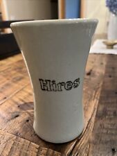 Antique Vintage Hires Root Beer Advertising Stoneware Pottery Mug Stein Heavy picture