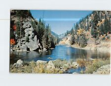 Postcard Steven's Pass Highway Wenatchee River Tumwater Canyon Washington USA picture
