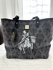 Dooney & Bourke Disney Haunted Mansion Hatbox Ghost Tote One Of A Kind NWOT picture