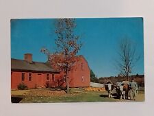 The Pliny Freeman Farmhouse Old Sturbridge Village Postcard 1963 Vintage picture