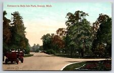 Belle Isle Park Detroit Michigan c1909 Printed Postcard picture
