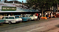 Julian California Manzanita Ranch Market 1971 Apple TIme 1960s Cars Fins - A42 picture