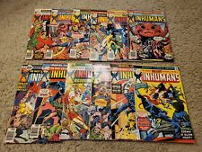 Inhumans 1-12 Marvel Comics COMPLETE SET George Perez 1975-1977 HIGH GRADE picture