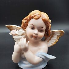 Vintage Japan Porcelain Sanmyro Figurine Angel 5 inches Tall Beautiful  picture