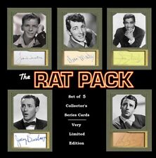 Set of 5 RAT PACK DEAN FRANK SAMMY JOEY PETER Memorabilia Collectible Art Cards picture