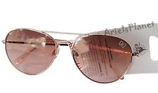 Disney Parks Brown Gold Tinted Minnie Mouse Bows Aviator Adult Sunglasses picture