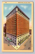 Dallas TX-Texas, Baker Hotel, Advertising, Antique, Vintage Postcard picture