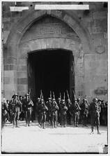 The surrender of Jerusalem to the British, December 9, 1917, --  Old Photo picture
