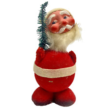 Vintage Bobble Head Paper Mache Carboard Candy Container SANTA Figurine Germany picture