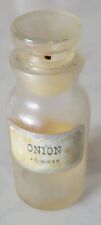 Vintage John Wagner & Sons Onion Powder  Glass JAR Empty  1 1/4 oz  USA   picture