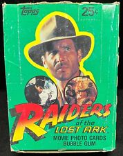 1981 Topps Raiders of the Lost Ark Movie Photo Cards Bubble Gum in Box 36 Ct. picture