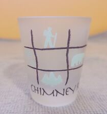Chimney Rock State Park Activities as Petroglyphs Shot Glass Frost  picture