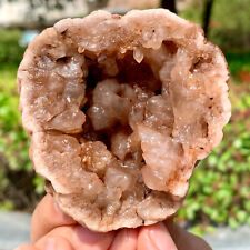 174G Natural pink Amethyst rose geode quartz cluster crystal specimen Healing picture
