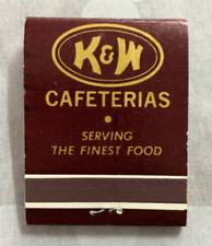 Matchbook K&W Cafeterias North Carolina #0233 picture