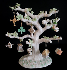 Lenox Porcelain Luck of the Irish Tree 12 Irish Ornaments Original Box picture