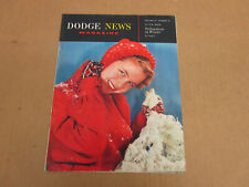 1956 Dodge News magazine V21 N12 travel lifestyle brochure ORIGINAL Yellowstone picture
