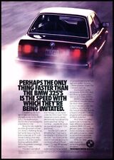 1985 BMW 325e - faster - Vintage Advertisement Car Print Ad D127 picture