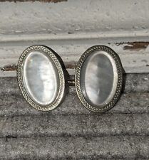 Pair of Vintage Sterling Silver w/Gold Plating buttons picture